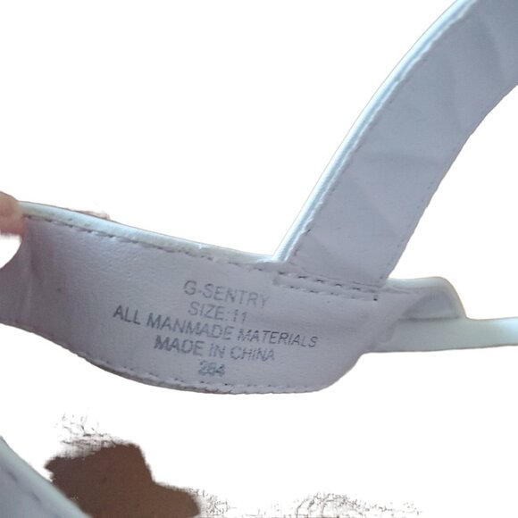 Madden Girl White Platform Sandals Size 11 - Picture 8 of 9